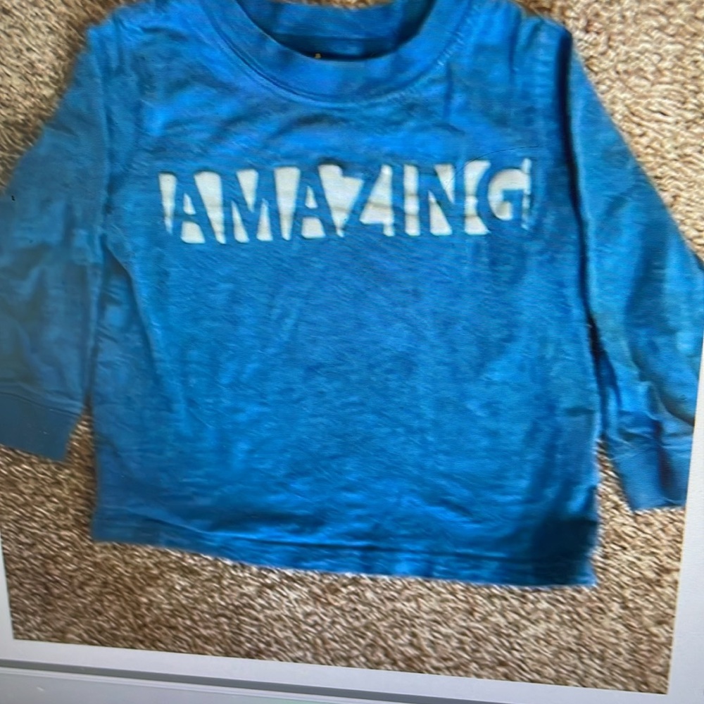Carter's Amazing Long Sleeve Shirt Blue 18M